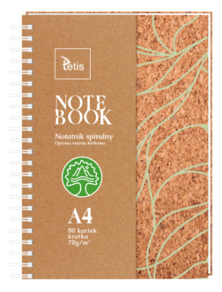 A4 notebook with a hard...
