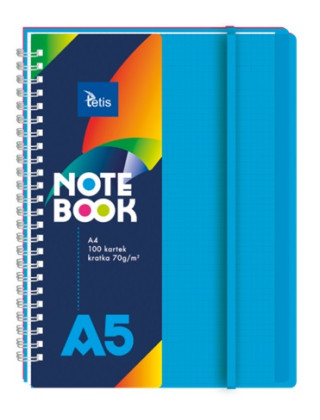 A5 blue circular notebook...