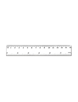 Ruler 15 cm Tetis
