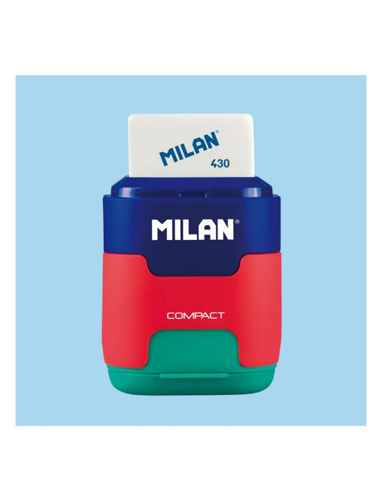 Milan sharpener with eraser