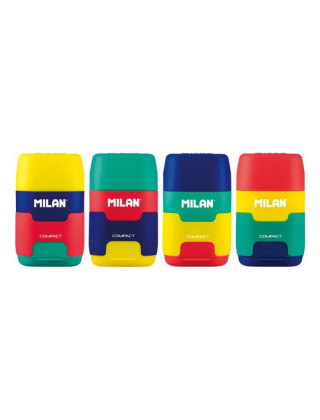Milan sharpener with eraser