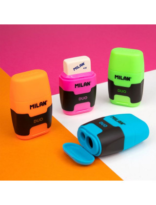 Milan sharpener with eraser