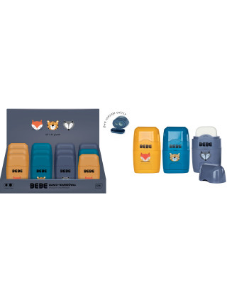 BEBE eraser and sharpener