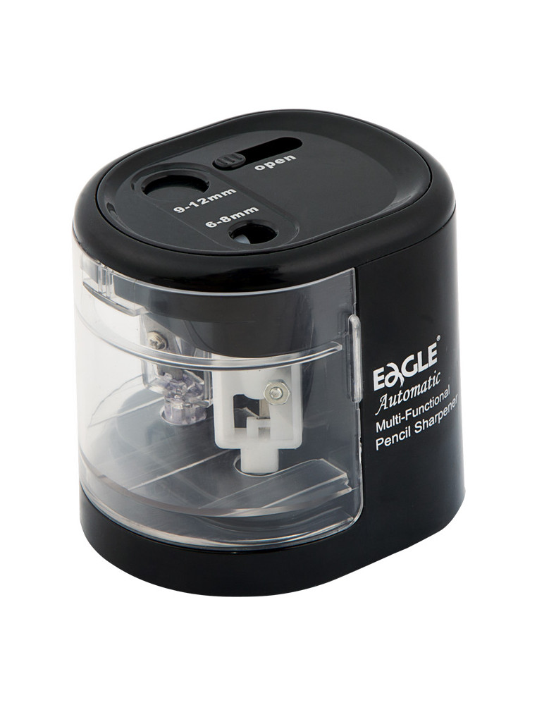 Eagle double-track battery sharpener, black