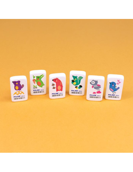 Eraser with 436A Milan print