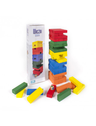 Large, colorful tower
