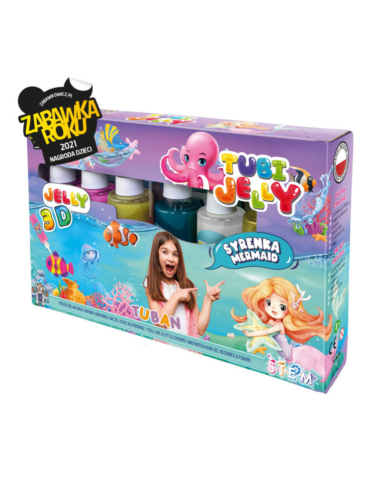 Tubi Jelly set of 6 colors Mermaid