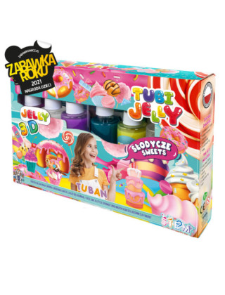 Tubi Jelly set 6 colors Sweets