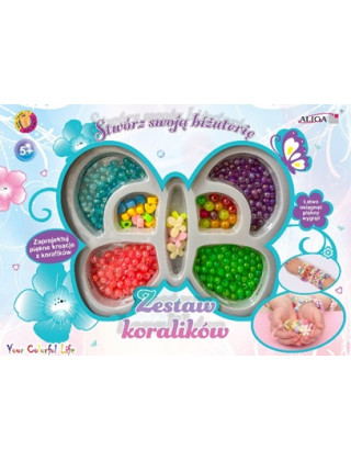 Set of plastic beads,...