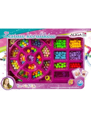 Set of plastic beads,...