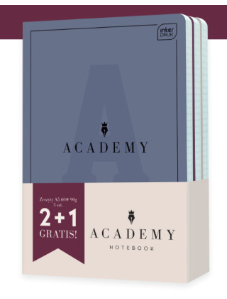 Academy A5 2+1 Notebook Set...