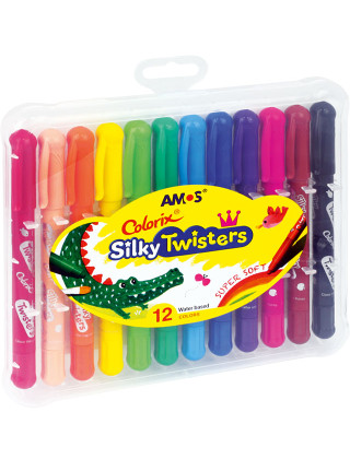 Amos Twist Crayons 12 col.