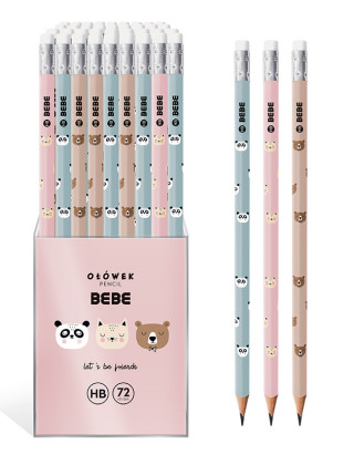 Pencil with eraser BB KIDS