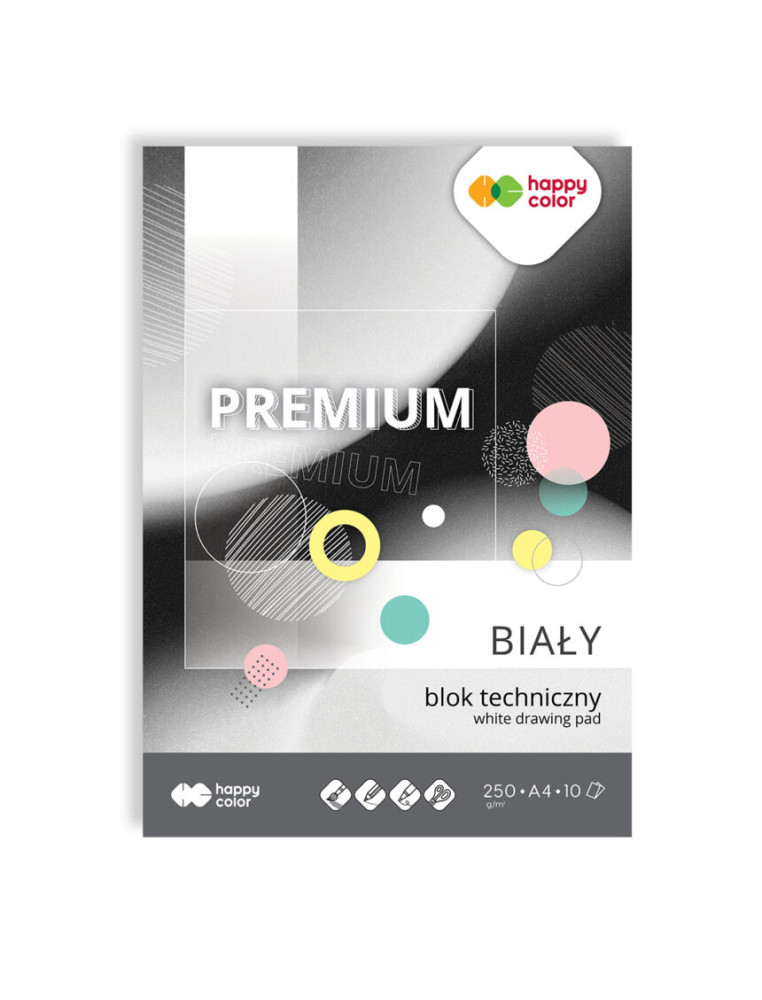 White technical block 250G A4 Happy Color