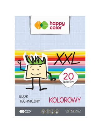 Colored technical block A4...