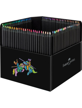 TRIANGULAR CRAYONS BLACK EDITION 100 COL. FABER-CASTELL
