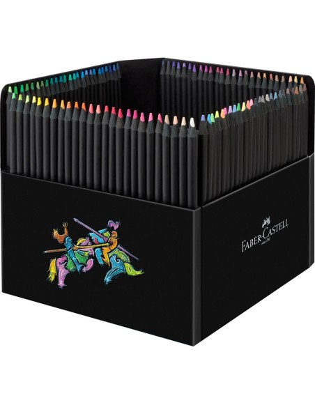 TRIANGULAR CRAYONS BLACK EDITION 100 COL. FABER-CASTELL