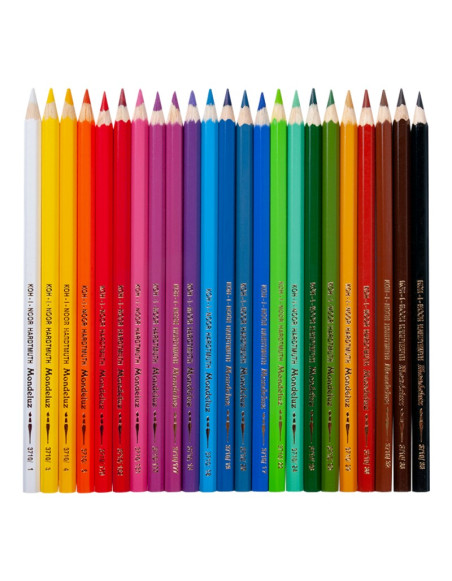 MONDELUZ CRAYONS 24 COLORS