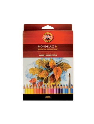 MONDELUZ CRAYONS 36 COLORS