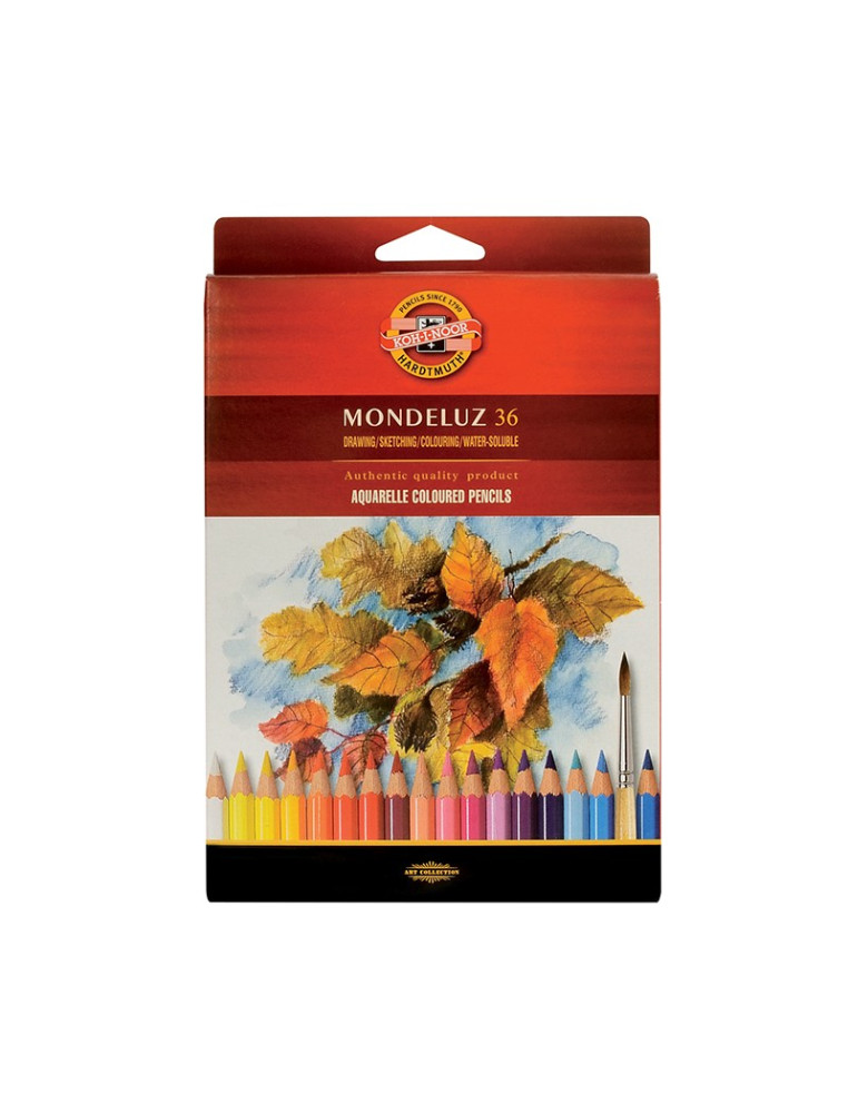 MONDELUZ CRAYONS 36 COLORS