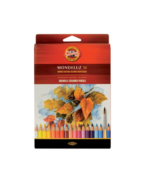 MONDELUZ CRAYONS 36 COLORS