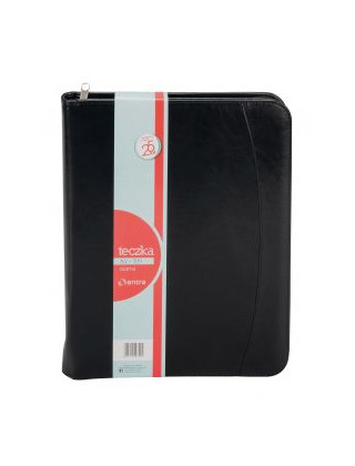 Folder A4 Black with zipper...