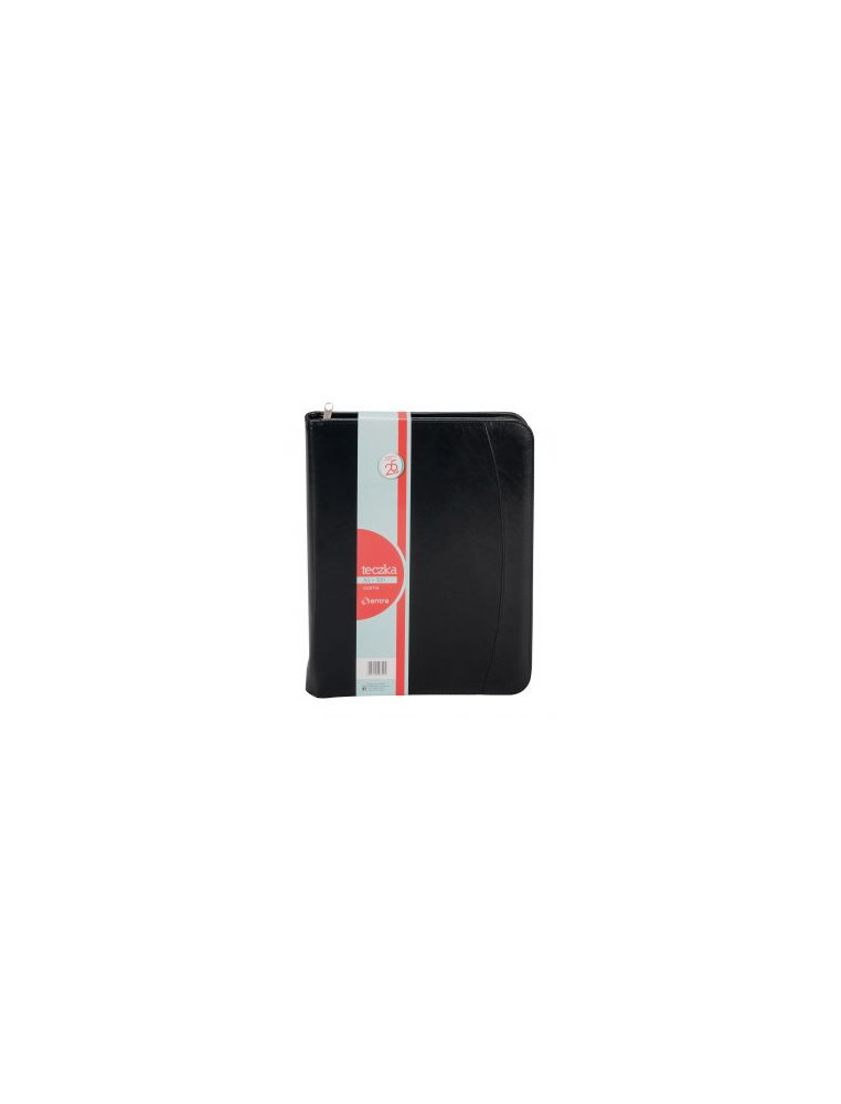 Folder A4 Black with zipper 709
