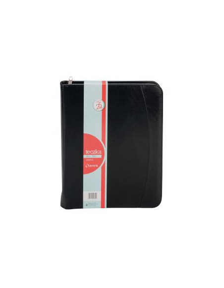 Folder A4 Black with zipper 709