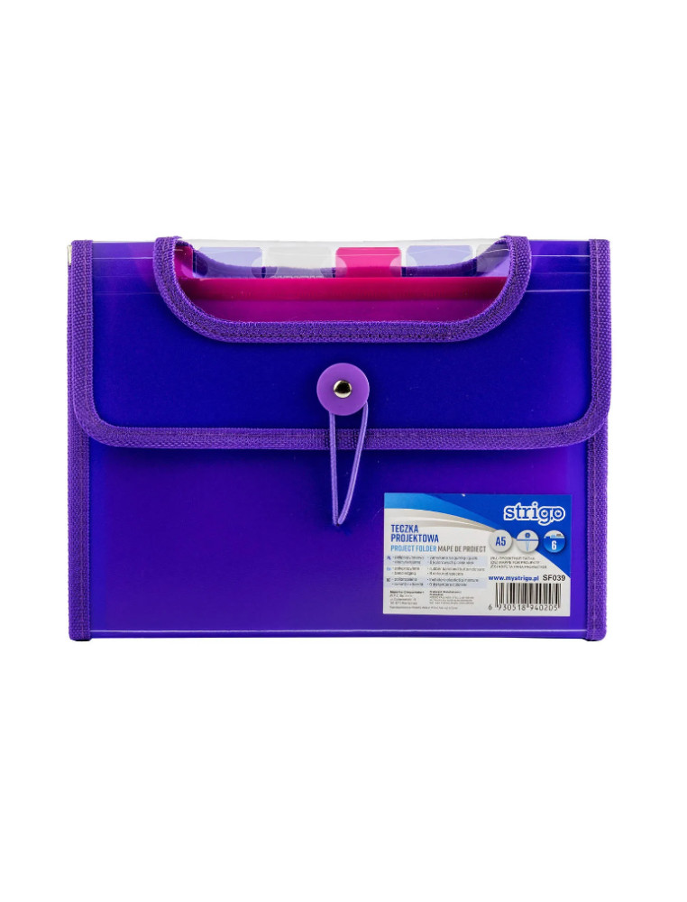 Folder VFILE STRIGO A5 with 6 dividers