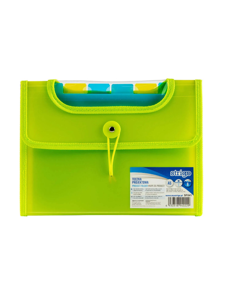 Folder VFILE STRIGO A5 with 6 dividers