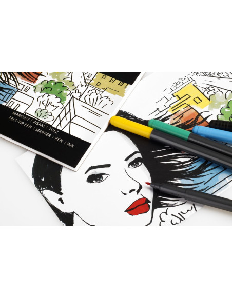 Pad for A4 markers, pens, ink and ink