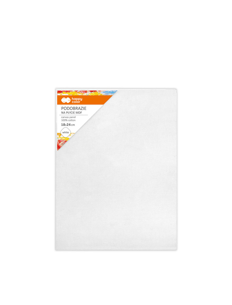 Cotton canvases MDF white