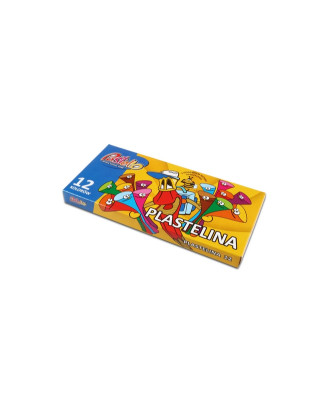 Pastello plasticine 12 colors