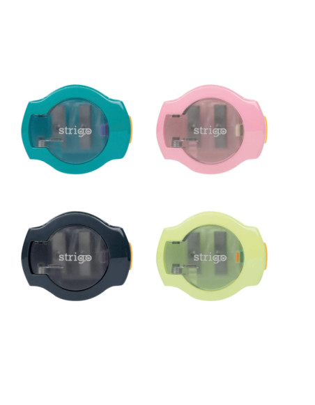 STRIGO sharpener in two thicknesses, opening