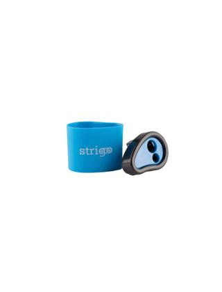 STRIGO sharpener in two thicknesses with a large container, mix of colors