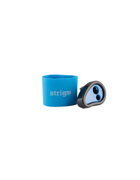 STRIGO sharpener in two thicknesses with a large container, mix of colors