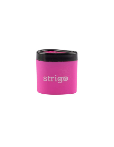STRIGO sharpener in two thicknesses with a large container, mix of colors
