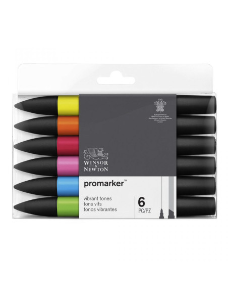 Promarker 6 szt. żywe kolory