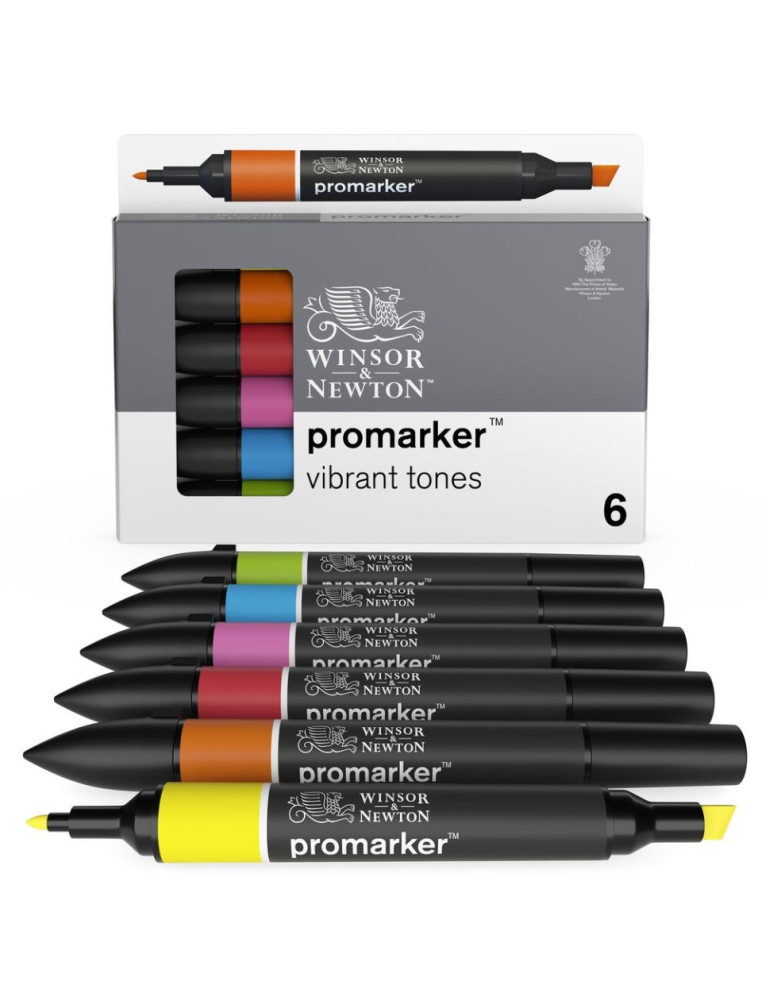 Promarker 6 szt. żywe kolory