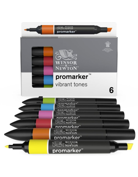 Promarker 6 szt. żywe kolory