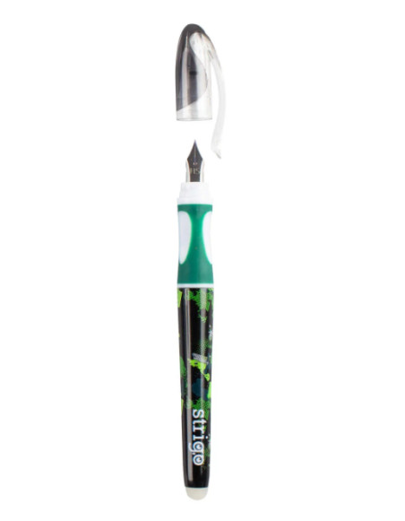 STRIGO erasable pen with a green nib