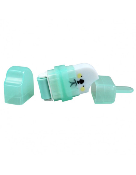 ERASER WITH A CLEANING ROLLER FOR ICE CREAM LOCIES M&G