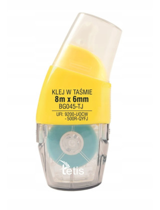 PERMANENT GLUE TAPE 6MM/8M...