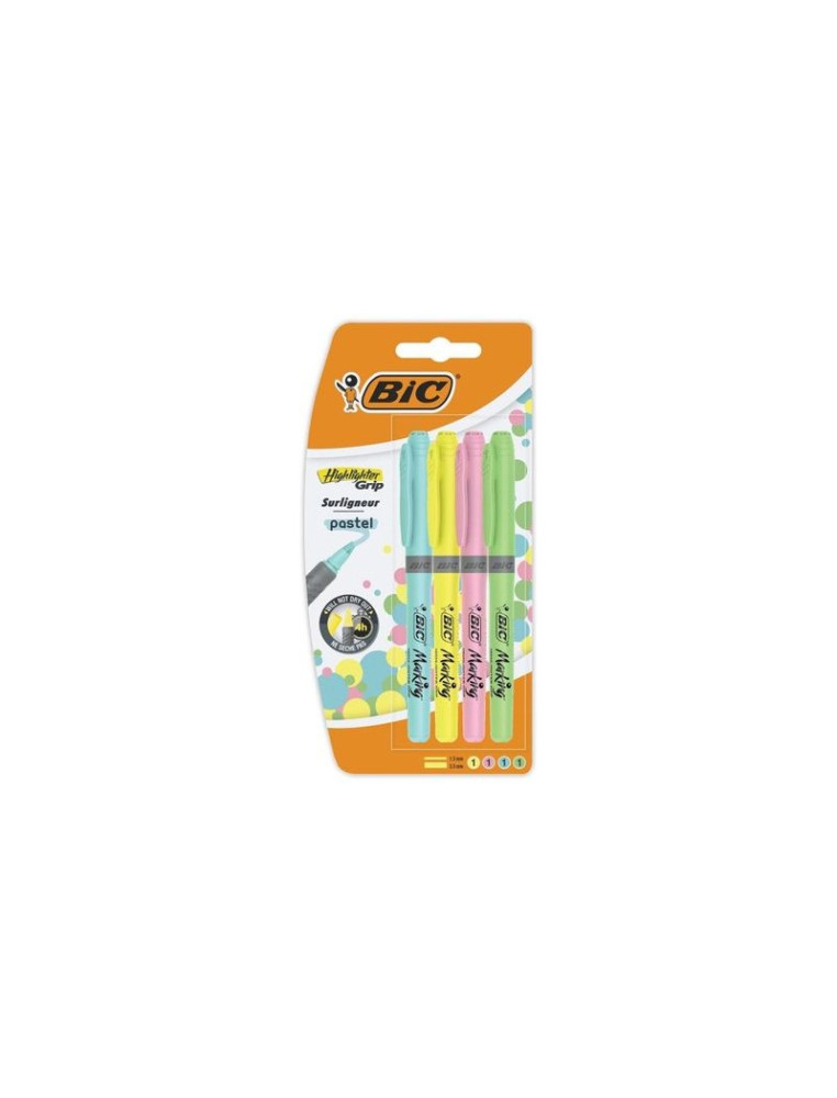 Bic Highlighter Set of 4 Pastel colors
