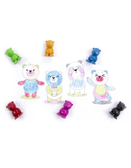 MISE CENCILS FOR LEARNING DRAWING 6 KIDEA COLORS